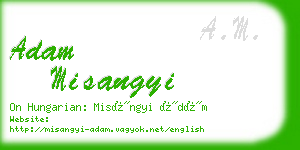 adam misangyi business card